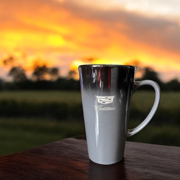 Cadillac Ombré Cement Gray 16 Ounce Tall Coffee Mug - Picture 16 of 16